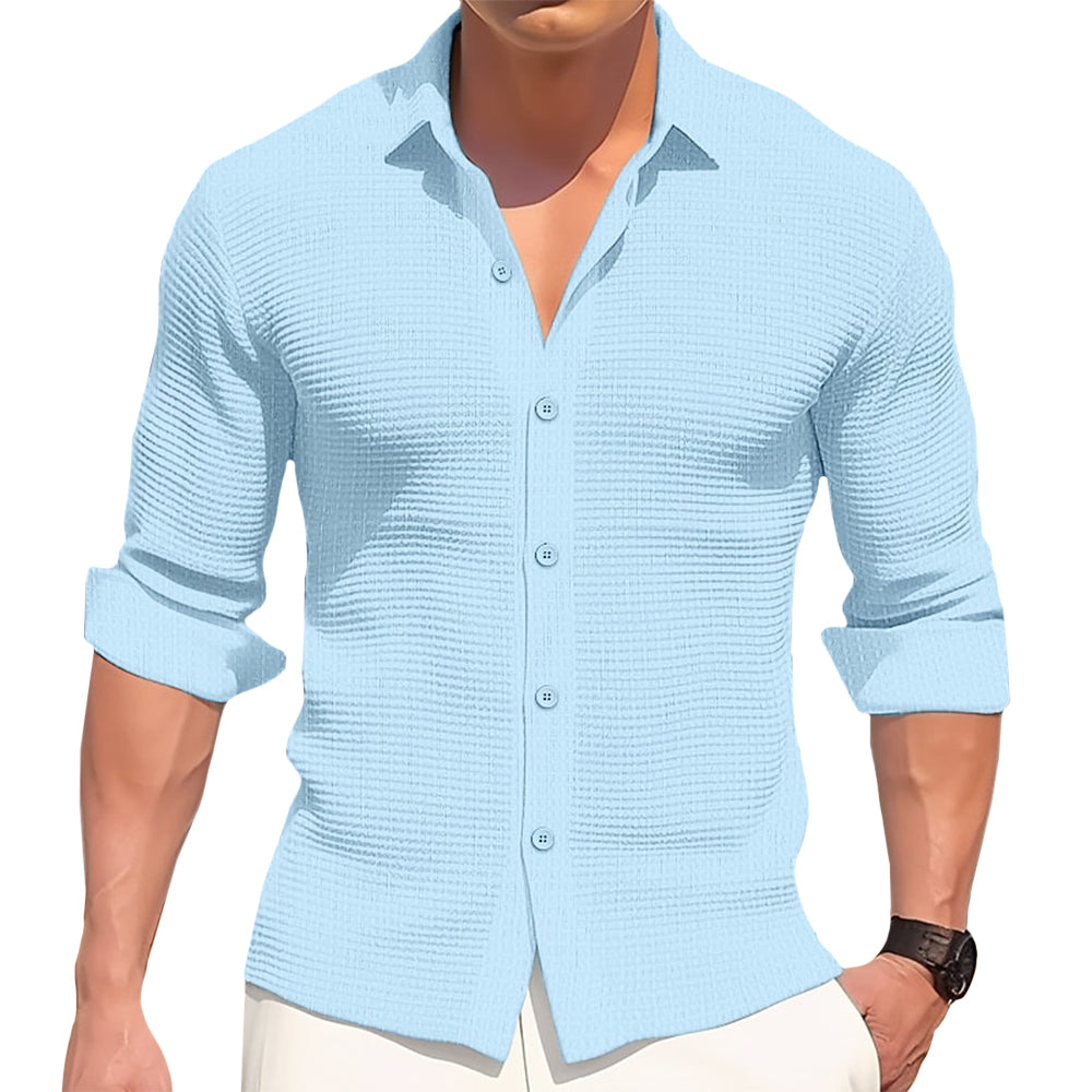 Camisa casual de algodão