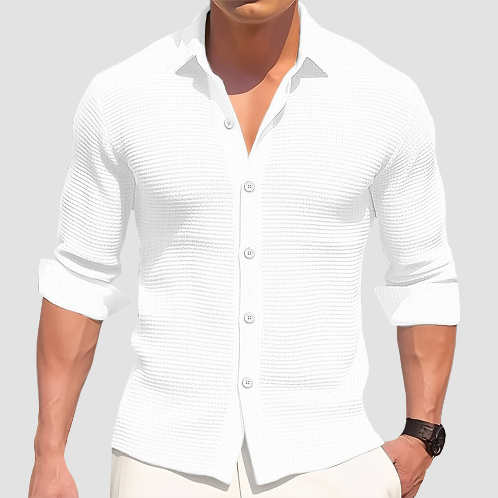 Camisa casual de algodão