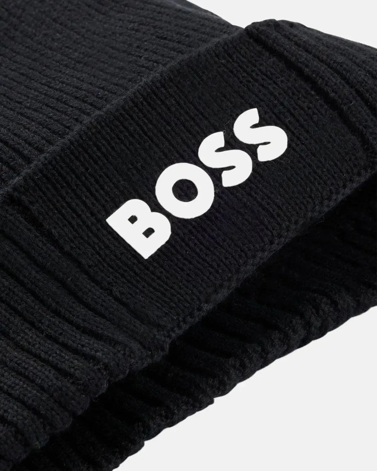 BOSS ASIC-X COTTON WOOL BEANIE DARK BLUE