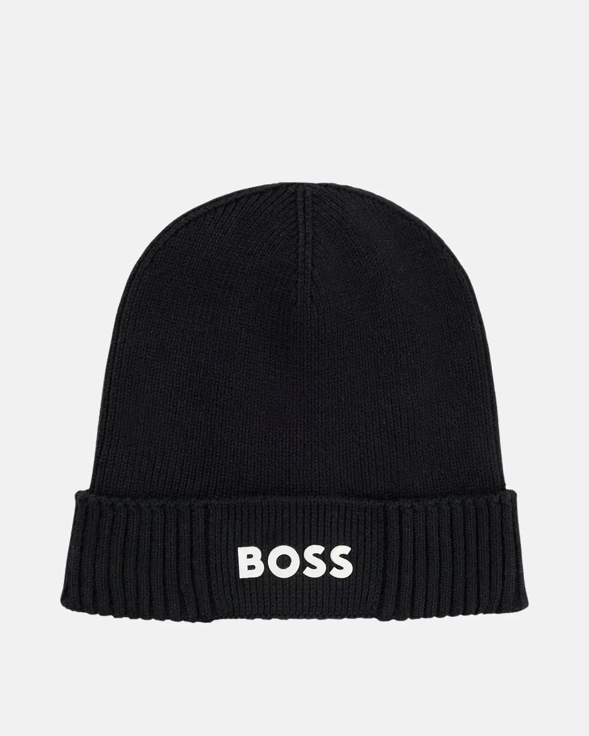 BOSS ASIC-X COTTON WOOL BEANIE DARK BLUE