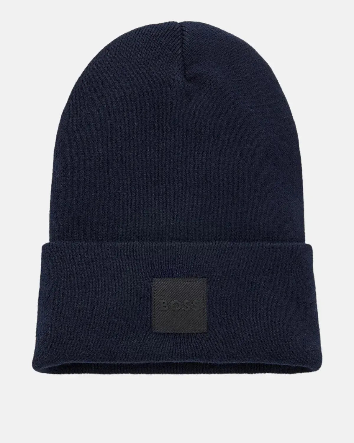 BOSS FANTASTICO COTTON BEANIE DARK BLUE