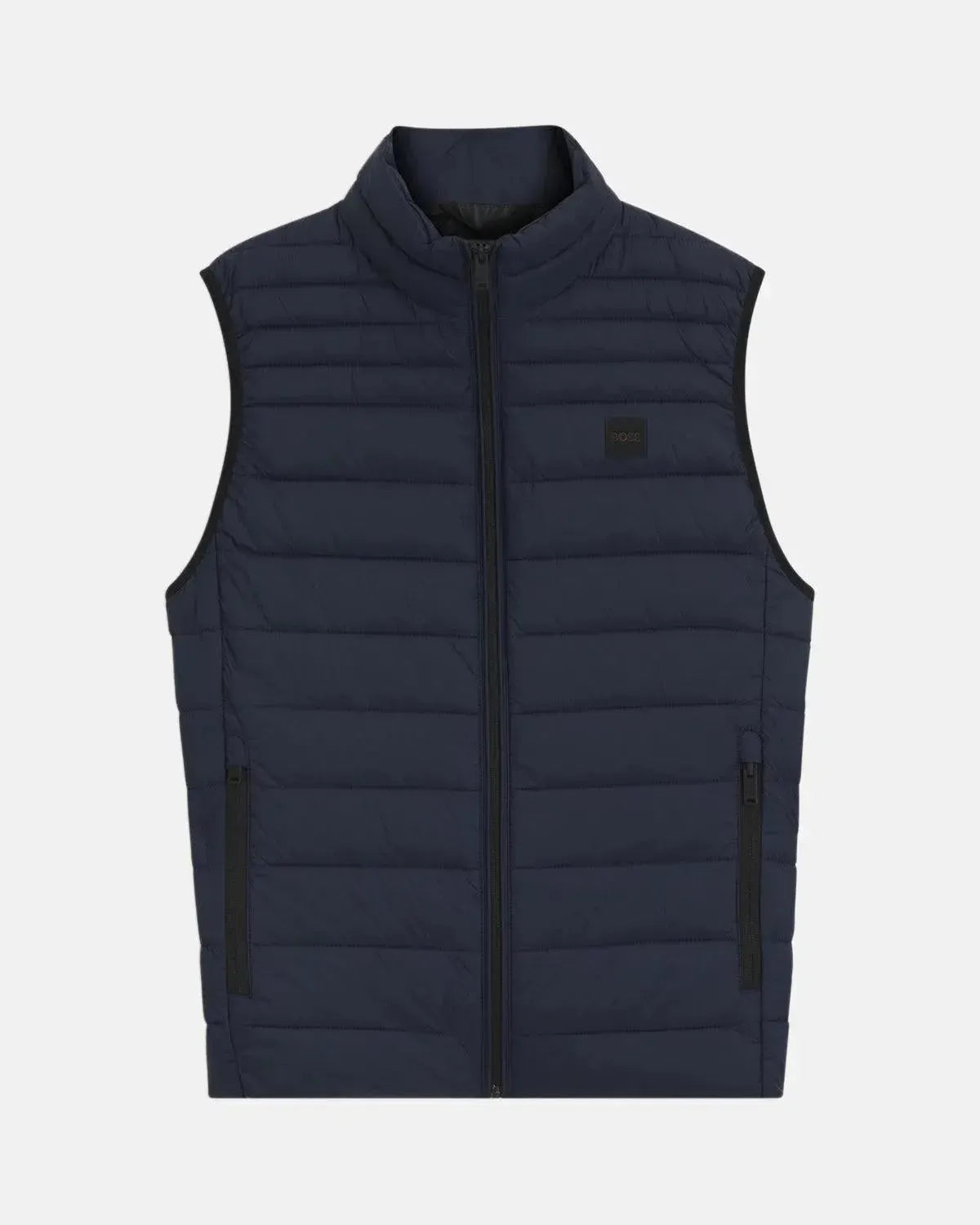 BOSS ODEN SLIM FIT PACKABLE GILET DARK BLUE