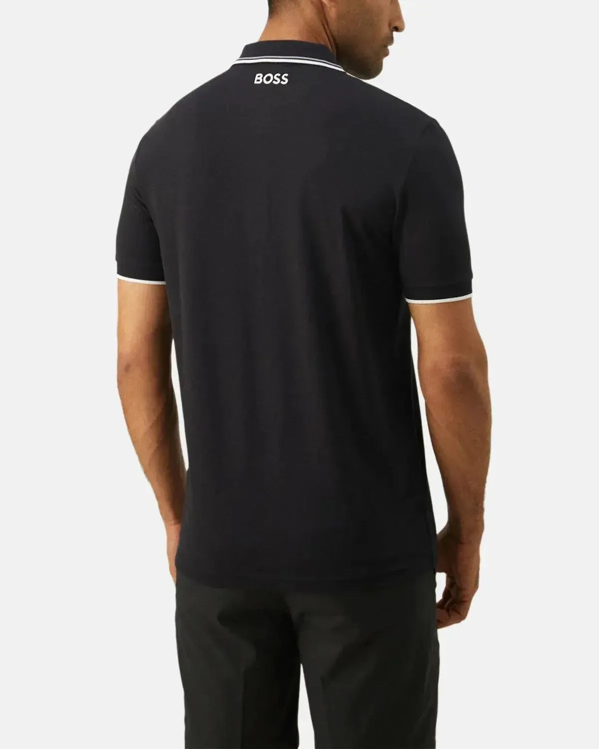 BOSS PADDY PRO POLO SHIRT DARK BLUE GREY