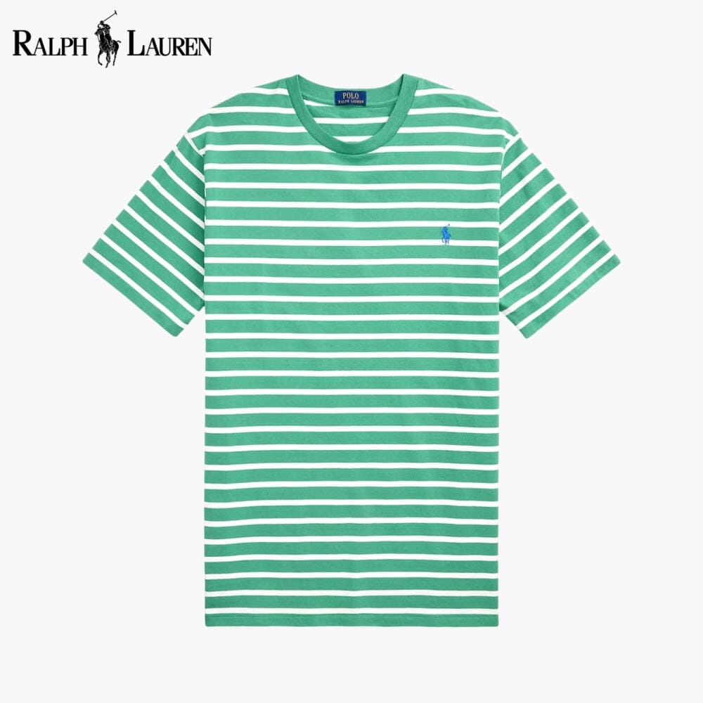 RL Striped Jersey Crewneck T-Shirt