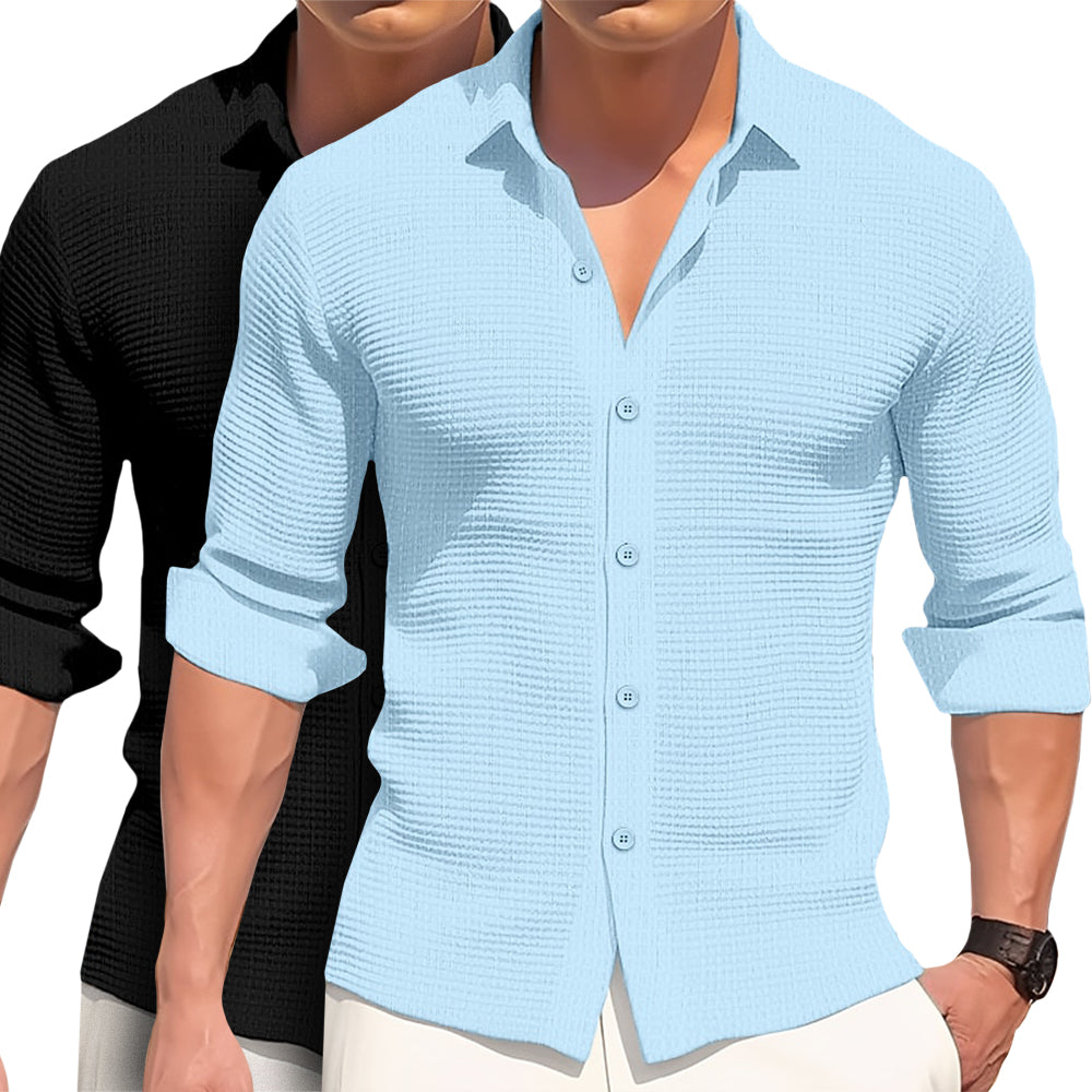 Camisa casual de algodão