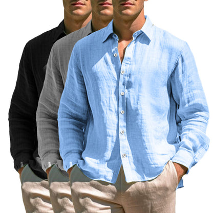 Camisa casual de linho