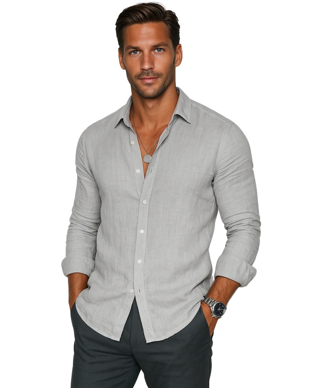 Camisa casual para homem