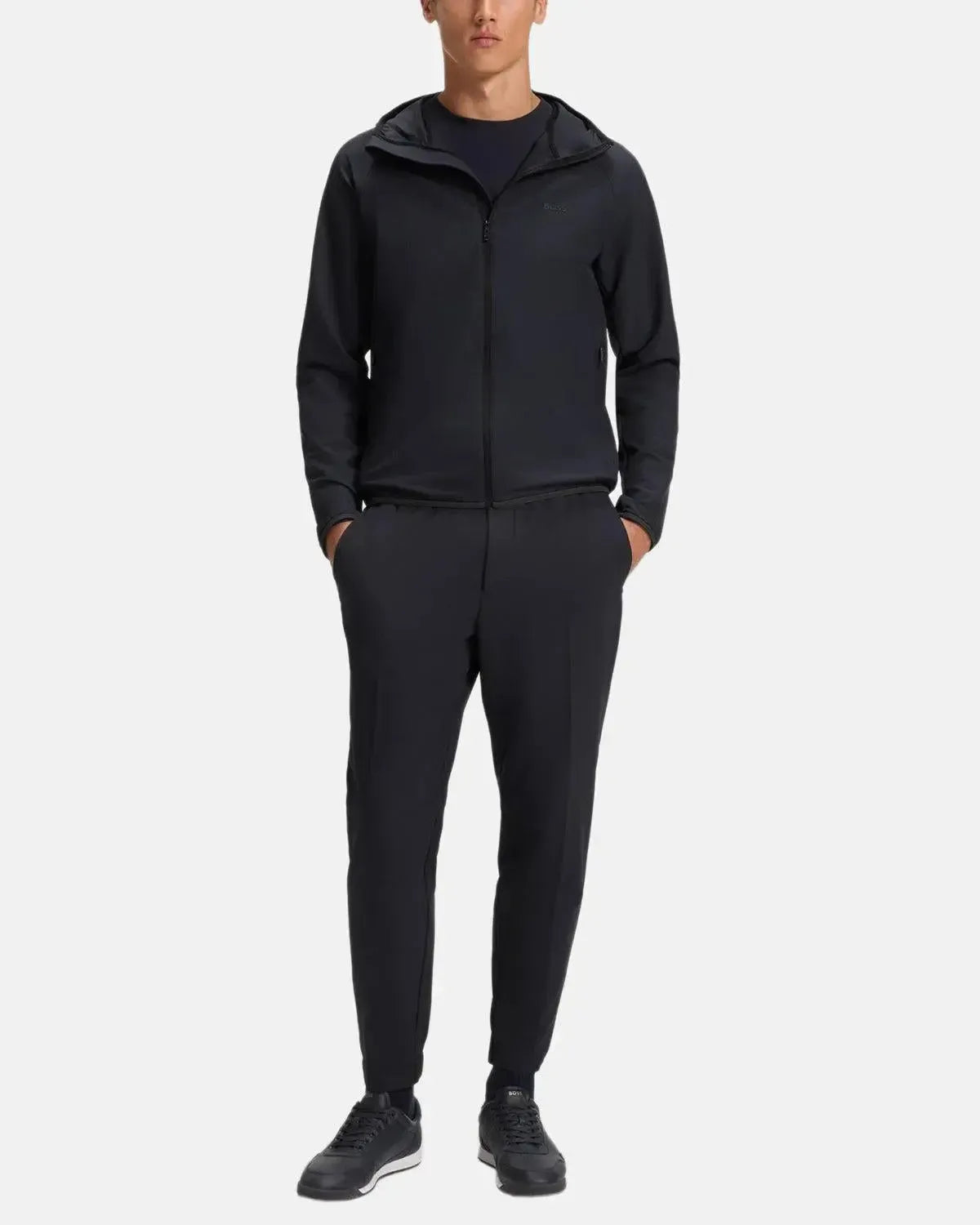 BOSS COMMUTER WATER REPELLENT STRETCH JACKET DARK BLUE