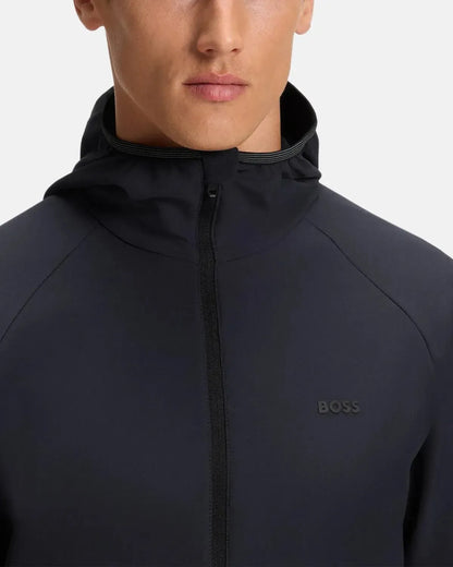BOSS COMMUTER WATER REPELLENT STRETCH JACKET DARK BLUE