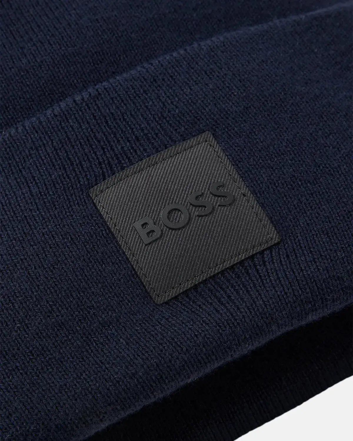 BOSS FANTASTICO COTTON BEANIE DARK BLUE