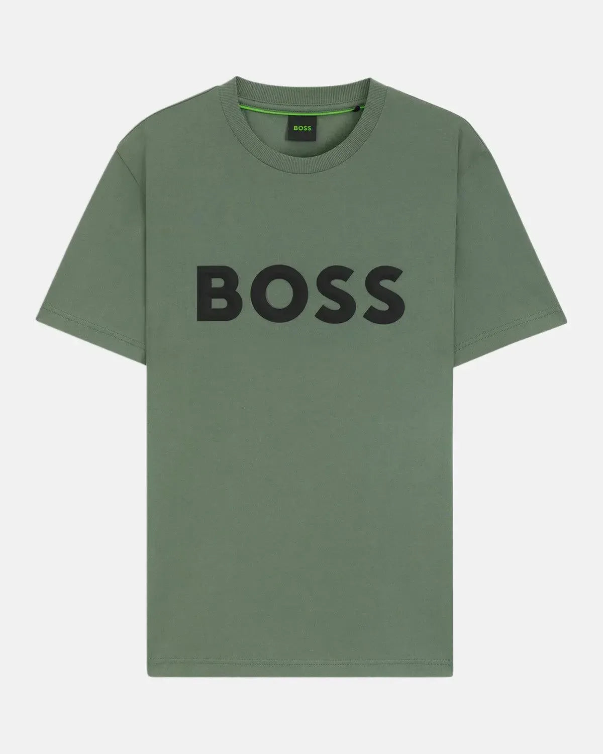 BOSS ICONIC ZONE T-SHIRT OPEN GREEN