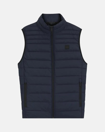 BOSS ODEN SLIM FIT PACKABLE GILET DARK BLUE