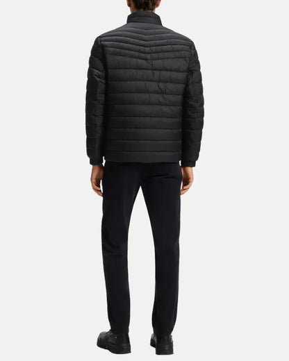 BOSS ODEN2 SLIM FIT PACKABLE PUFFER JACKET BLACK