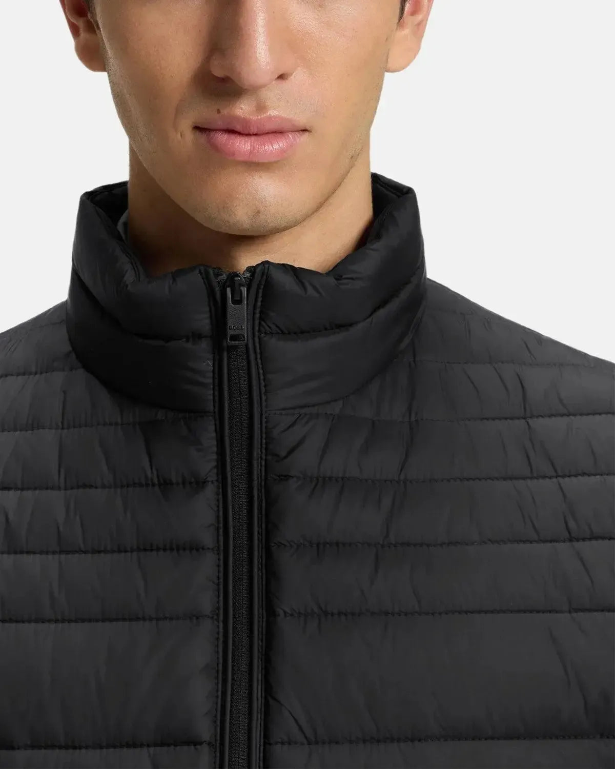 BOSS ODEN2 SLIM FIT PACKABLE PUFFER JACKET BLACK