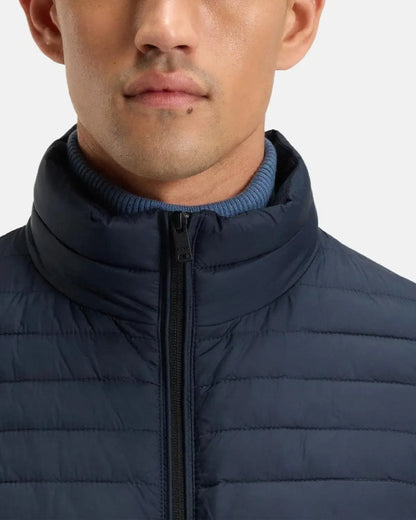 BOSS ODEN2 SLIM FIT PACKABLE PUFFER JACKET DARK BLUE