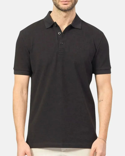 BOSS PADDY POLO SHIRT BLACK TONAL