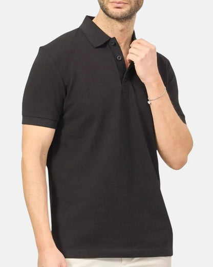 BOSS PADDY POLO SHIRT BLACK TONAL
