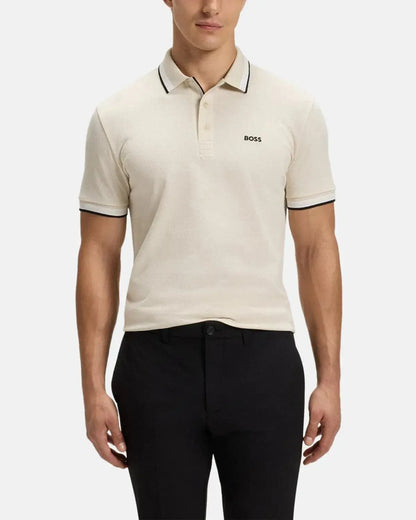 BOSS PADDY POLO SHIRT NATURAL