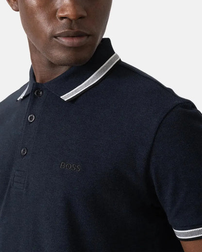BOSS PADDY POLO SHIRT NAVY