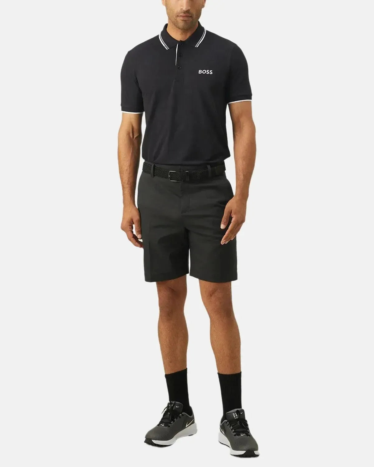 BOSS PADDY PRO POLO SHIRT DARK BLUE GREY