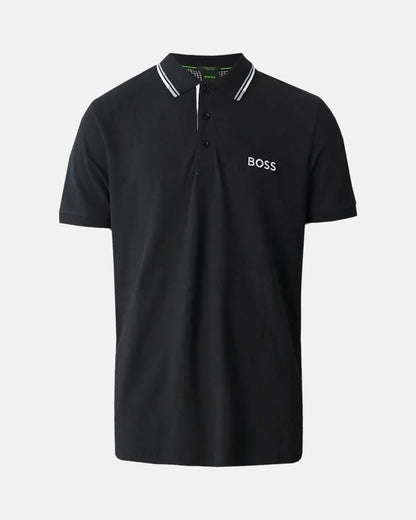 BOSS PADDY PRO POLO SHIRT DARK BLUE GREY