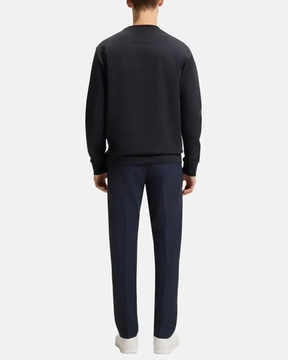 BOSS SALBO SANDWICH LOGO SWEATSHIRT DARK BLUE