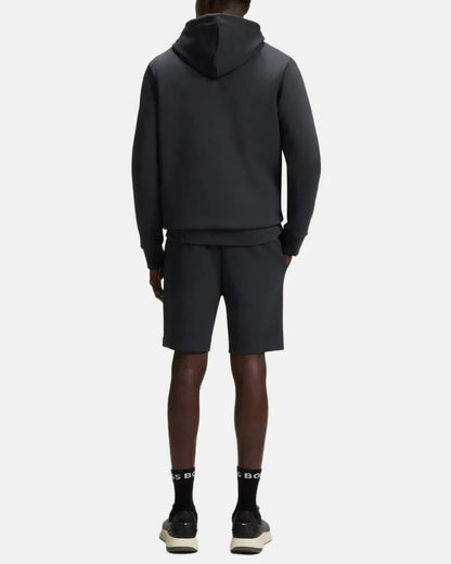 BOSS SOODY ZONE EMBOSSED LOGO HOODIE DARK BLUE