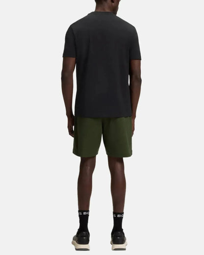 BOSS STRETCH COTTON LOGO T-SHIRT BLACK