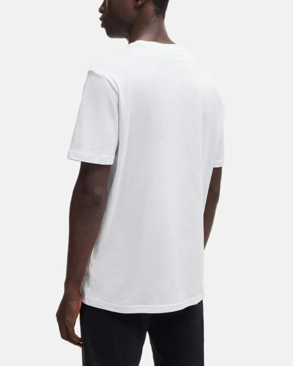 BOSS THINKING 1 RUBBER PRINT LOGO T-SHIRT WHITE