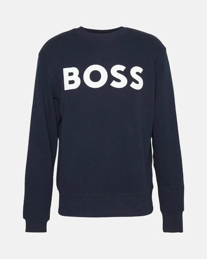 BOSS WEBASIC LOGO SWEATSHIRT DARK BLUE